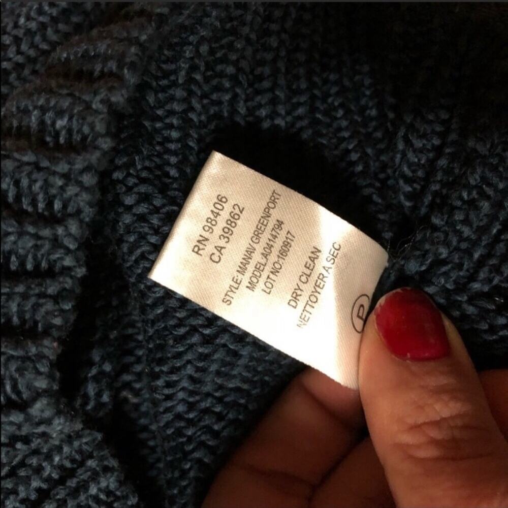THEORY Manav Turquoise Teal Crop Cropped Woven Knit Pullover Zipper Sweater S - Picture 8 of 8
